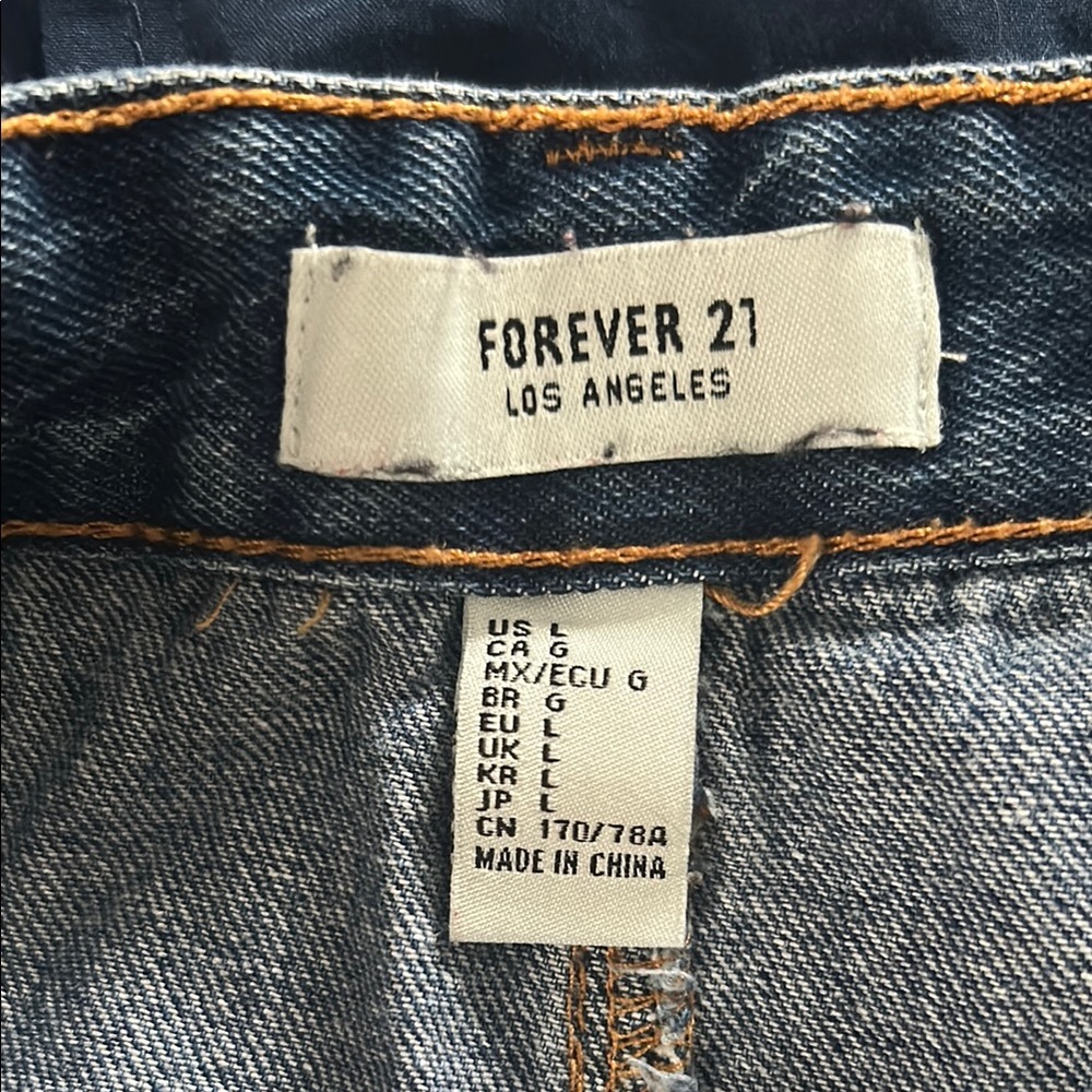 Denim Button-Front Skirt - Picture 4 of 4